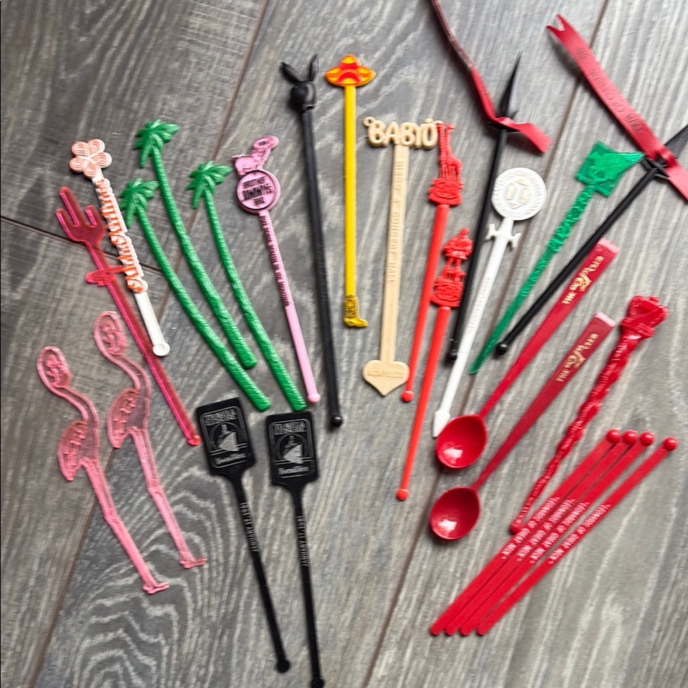 Colorful Drink Stirrer Collection